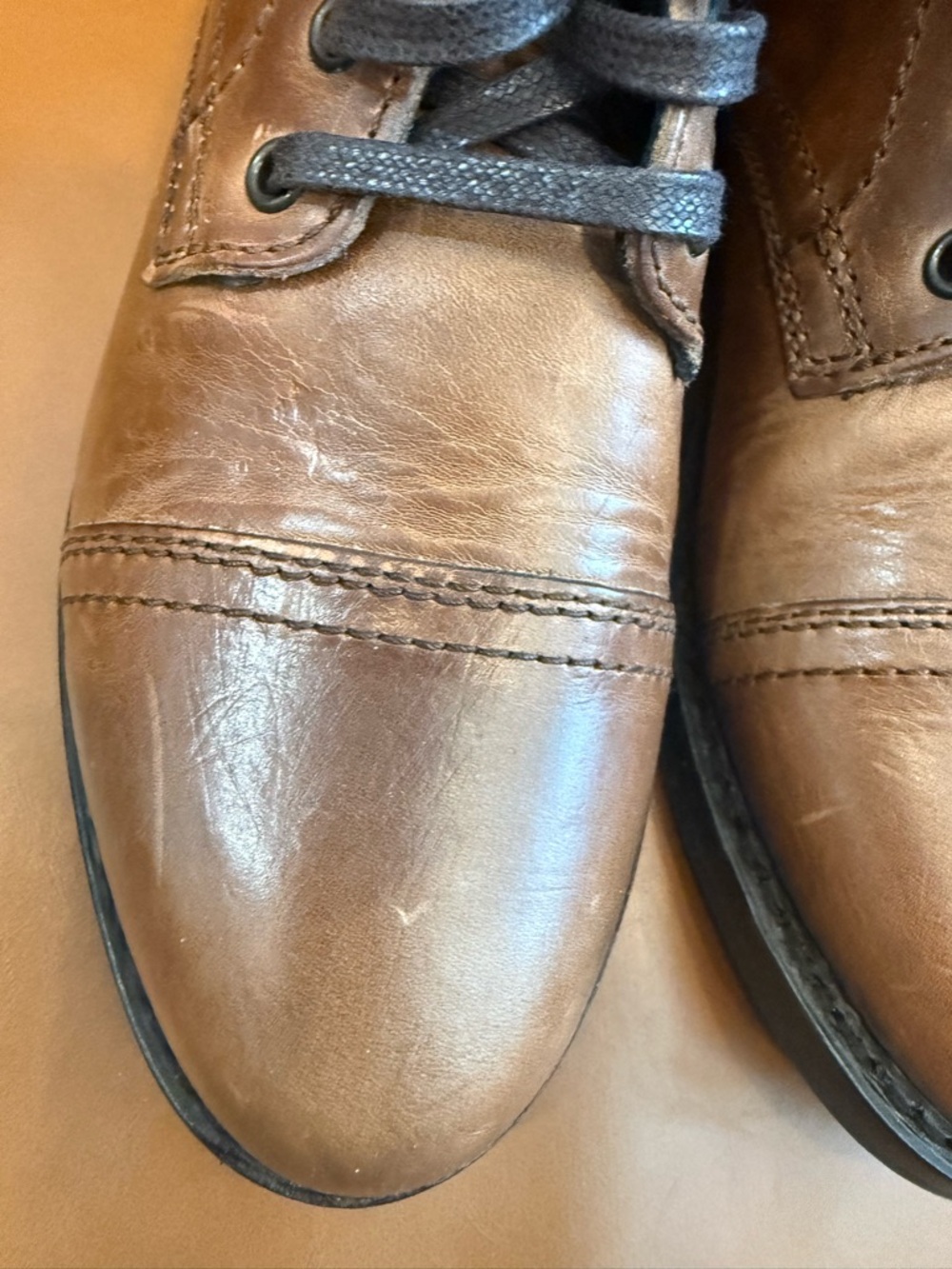 Women's Thursday Brown Lace-Up Leather Boots - Picture 2 of 12